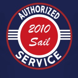 Authorized Service 2010 Chevy Sail Dark T Shirt