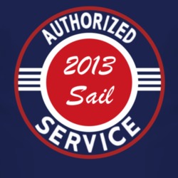 Authorized Service 2013 Chevy Sail Dark T Shirt