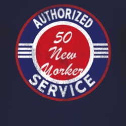 Authorized Service 1950 Chrysler New Yorker Distressed Look Dark T Shi