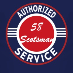 Authorized Service 1958 Studebaker Scotsman Dark T Shirt