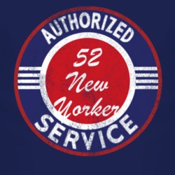 Authorized Service 1952 Chrysler New Yorker Distressed Look Dark T Shi