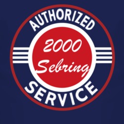 Authorized Service 2000 Chrysler Sebring Dark T Shirt