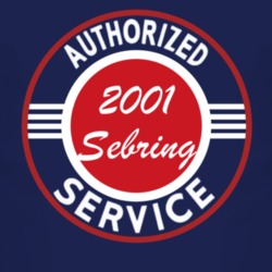 Authorized Service 2001 Chrysler Sebring Dark T Shirt