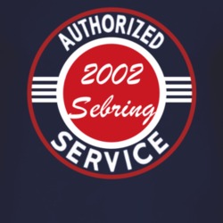 Authorized Service 2002 Chrysler Sebring Dark T Shirt