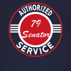 Authorized Service 1979 Chevy Senator Dark T Shirt