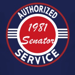 Authorized Service 1981 Chevy Senator Dark T Shirt