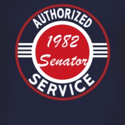 Authorized Service 1982 Chevy Senator Dark T Shirt