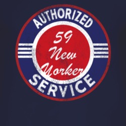 Authorized Service 1959 Chrysler New Yorker Distressed Look Dark T Shi
