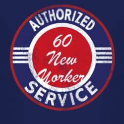 Authorized Service 1960 Chrysler New Yorker Distressed Look Dark T Shi