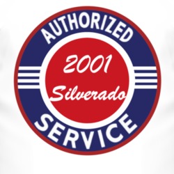 Authorized Service 2001 Chevy Silverado T Shirt