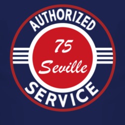 Authorized Service 1975 Cadillac Seville Dark T Shirt