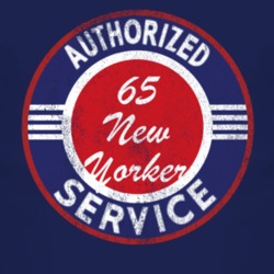 Authorized Service 1965 Chrysler New Yorker Distressed Look Dark T Shi