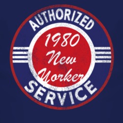 Authorized Service 1980 Chrysler New Yorker Distressed Look Dark T Shi