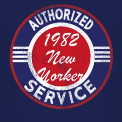 Authorized Service 1982 Chrysler New Yorker Distressed Look Dark T Shi