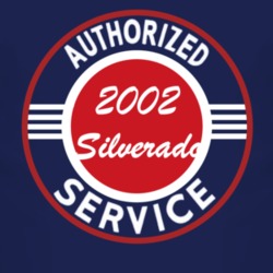 Authorized Service 2002 Chevy Silverado Dark T Shirt
