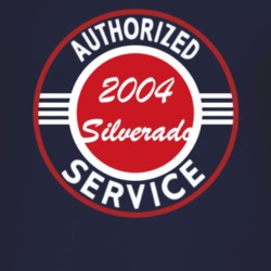 Authorized Service 2004 Chevy Silverado Dark T Shirt