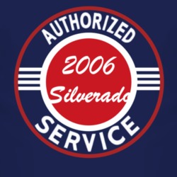 Authorized Service 2006 Chevy Silverado Dark T Shirt