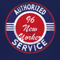 Authorized Service 1996 Chrysler New Yorker Distressed Look Dark T Shi