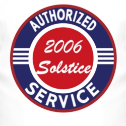 Authorized Service 2006 Pontiac Solstice T Shirt