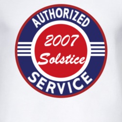 Authorized Service 2007 Pontiac Solstice T Shirt