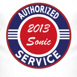 Authorized Service 2013 Chevy Sonic T Shirt