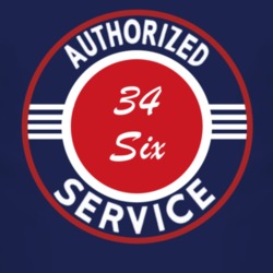 Authorized Service 1934 Dodge Six Dark T Shirt