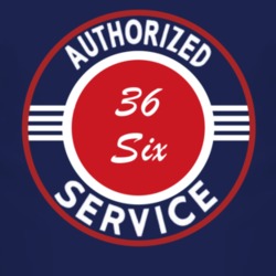 Authorized Service 1936 Dodge Six Dark T Shirt