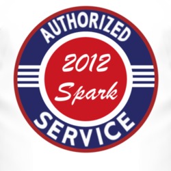 Authorized Service 2012 Chevy Spark T Shirt