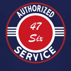 Authorized Service 1947 Dodge Six Dark T Shirt