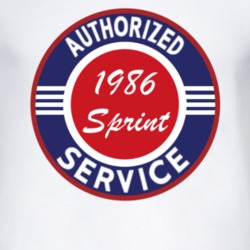 Authorized Service 1986 Chevy Sprint T Shirt