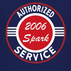Authorized Service 2006 Chevy Spark Dark T Shirt