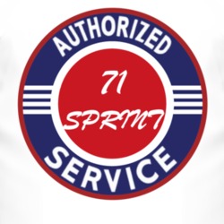 Authorized Service 1971 GMC SPRINT T Shirt