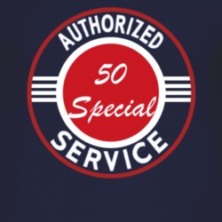 Authorized Service 1950 Chevy Special Dark T Shirt