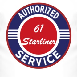 Authorized Service 1961 Starliner T Shirt