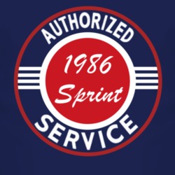 Authorized Service 1986 Chevy Sprint Dark T Shirt