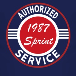 Authorized Service 1987 Chevy Sprint Dark T Shirt