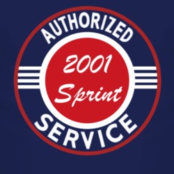 Authorized Service 2001 Chevy Sprint Dark T Shirt