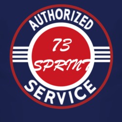 Authorized Service 1973 GMC SPRINT Dark T Shirt