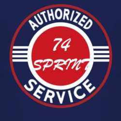 Authorized Service 1974 GMC SPRINT Dark T Shirt