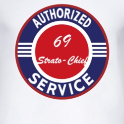 Authorized Service 1969 Pontiac Strato-Chief T Shirt