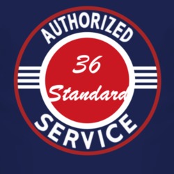 Authorized Service 1936 Chevy Standard Dark T Shirt