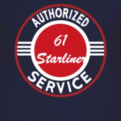 Authorized Service 1961 Starliner Dark T Shirt