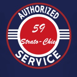 Authorized Service 1959 Pontiac Strato-Chief Dark T Shirt