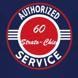 Authorized Service 1960 Pontiac Strato-Chief Dark T Shirt