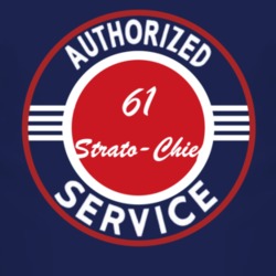 Authorized Service 1961 Pontiac Strato-Chief Dark T Shirt