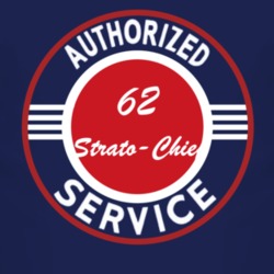 Authorized Service 1962 Pontiac Strato-Chief Dark T Shirt