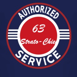 Authorized Service 1963 Pontiac Strato-Chief Dark T Shirt