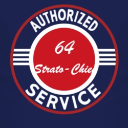 Authorized Service 1964 Pontiac Strato-Chief Dark T Shirt