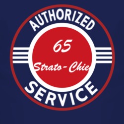 Authorized Service 1965 Pontiac Strato-Chief Dark T Shirt