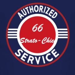 Authorized Service 1966 Pontiac Strato-Chief Dark T Shirt
